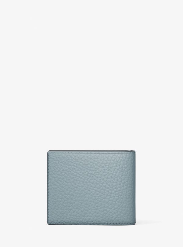 Michael Kors Hudson Pebbled Leather Billfold Wallet