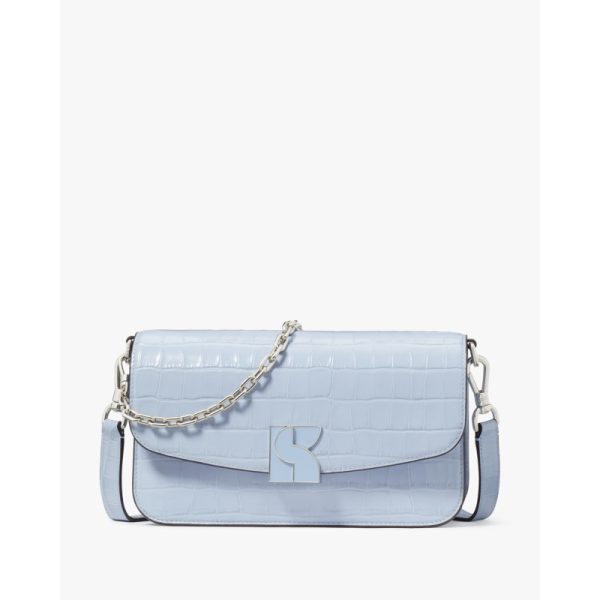 Kate Spade Dakota Croc-embossed Medium Convertible Shoulder Bag - Preorder