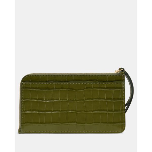 Kate Spade Lucy Croc Embossed Wristlet - Preorder