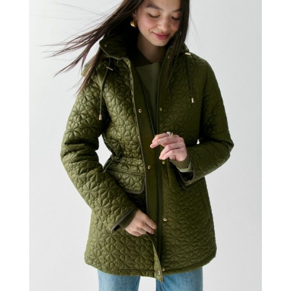 Kate Spade Quilted Spade Flower Coat - Preorder