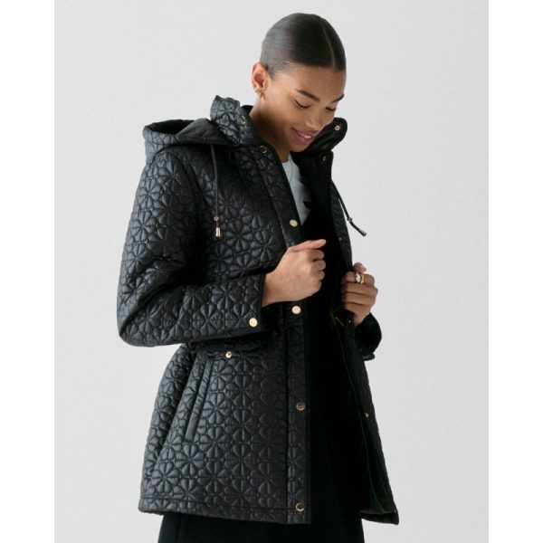 Kate Spade Quilted Spade Flower Coat - Preorder
