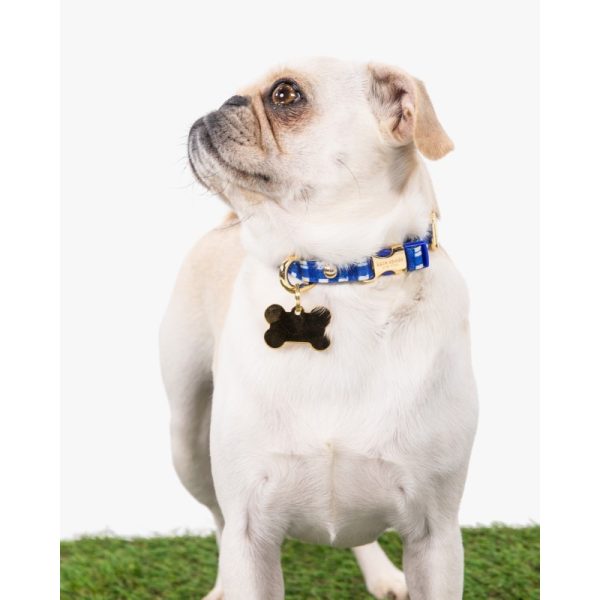 Kate Spade Navy Gingham Collar XS - Preorder