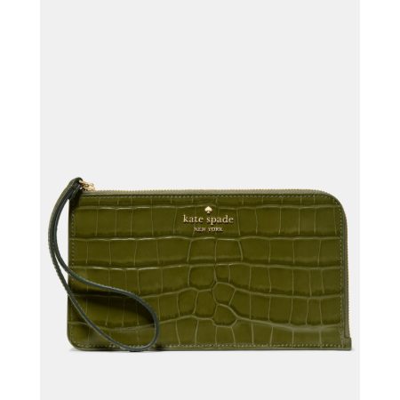 Kate Spade Lucy Croc Embossed Wristlet - Preorder