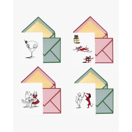 Kate Spade Holiday Party Assorted Holiday Cards Set - Preorder