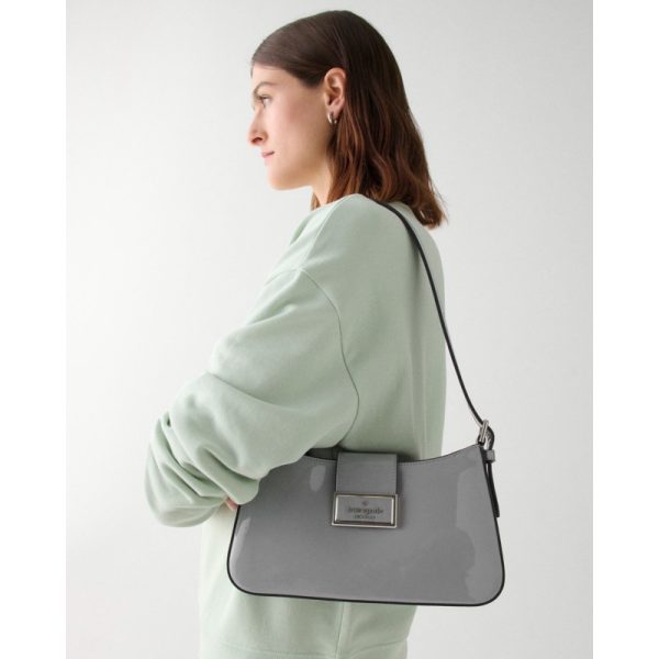 Kate Spade Reegan Patent Fabric Small Shoulder Bag - Preorder