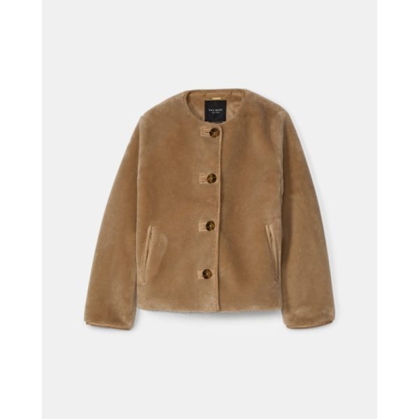 Kate Spade Bonded Shearling Jacket - Preorder