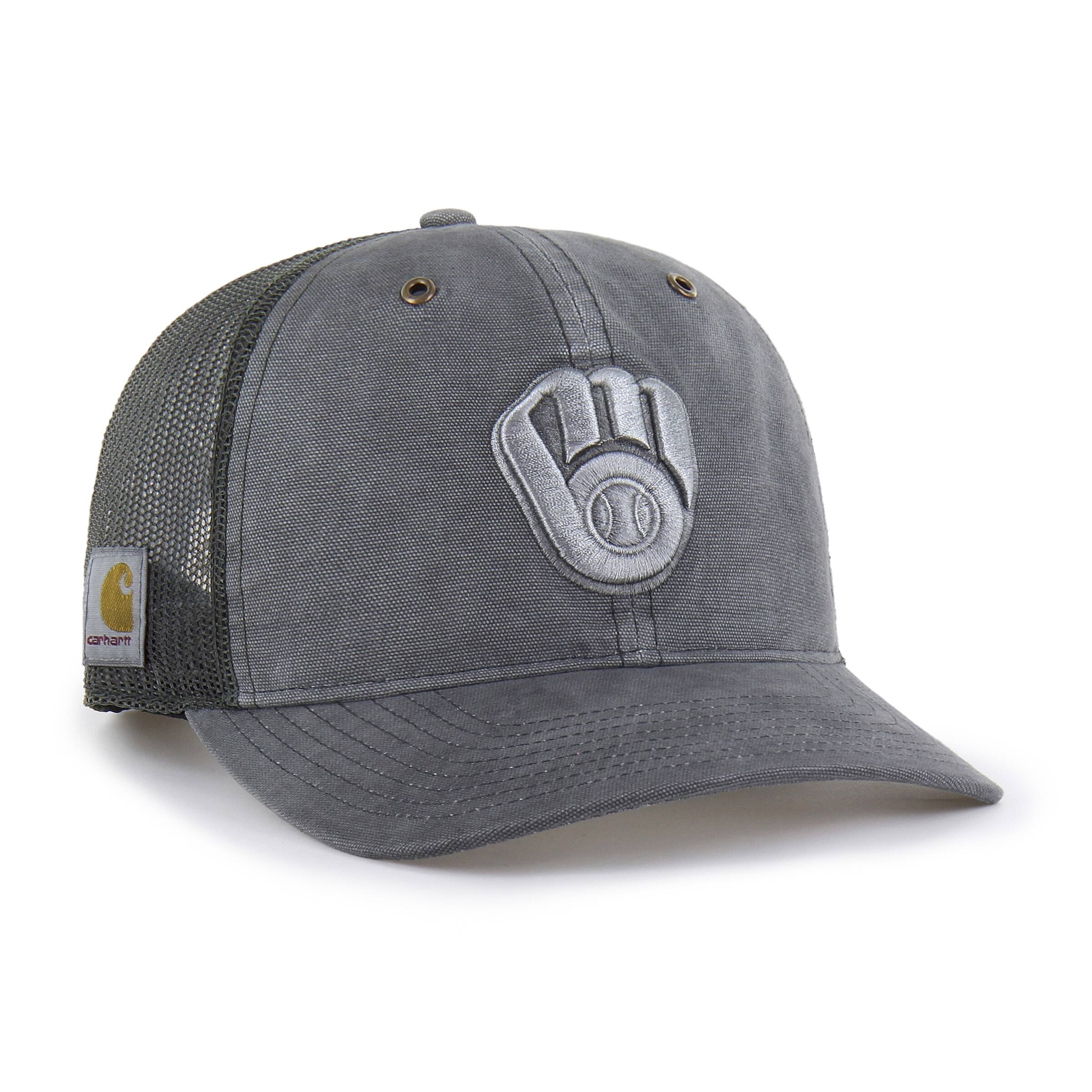 Carhartt Milwaukee Brewers '47 Dyed Trucker Relaxed Fit - Image 4