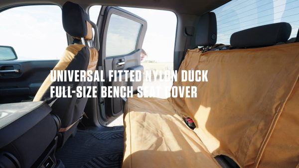 Carhartt Universal Fitted Nylon Duck Full-Size Bench Seat Cover