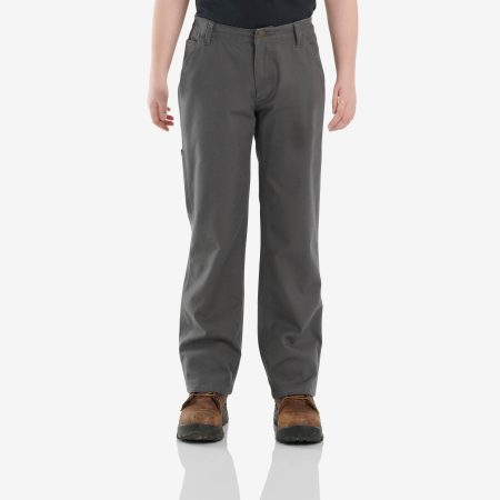 Carhartt Boys' Rugged Flex® Loose Fit Canvas Utility Boot-Cut Work Pant (Child/Youth)