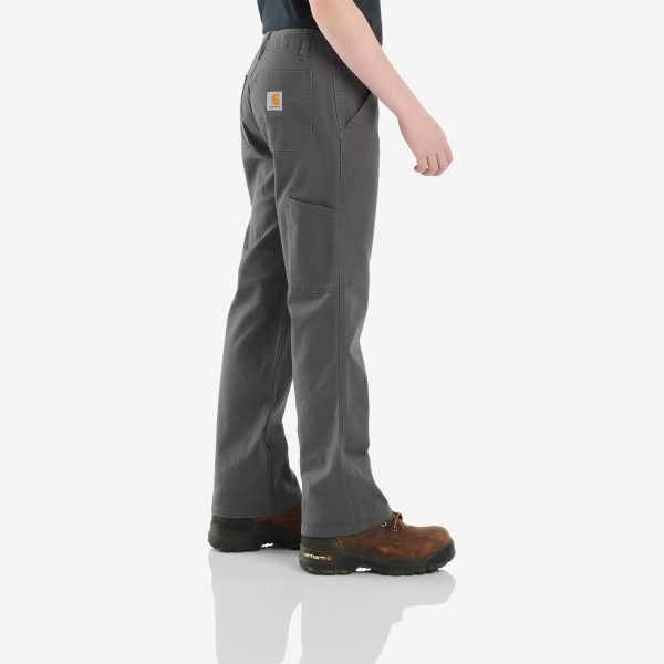 Carhartt Boys' Rugged Flex® Loose Fit Canvas Utility Boot-Cut Work Pant (Child/Youth)