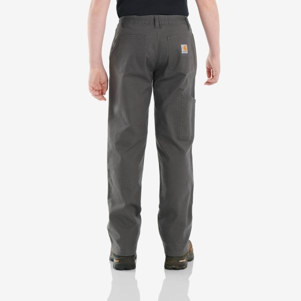 Carhartt Boys' Rugged Flex® Loose Fit Canvas Utility Boot-Cut Work Pant (Child/Youth)