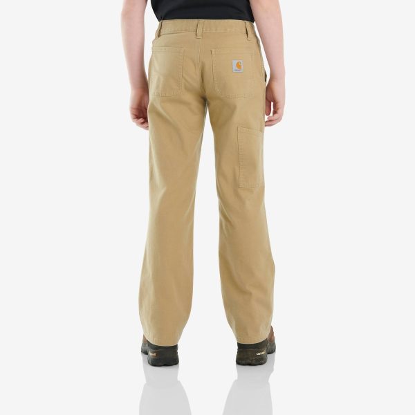 Carhartt Boys' Rugged Flex® Loose Fit Canvas Utility Boot-Cut Work Pant (Child/Youth)