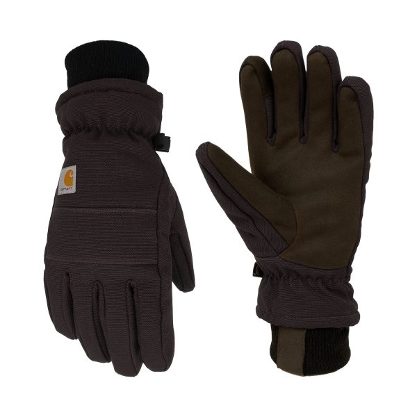 Carhartt Insulated Duck/Synthetic Leather Knit Cuff Glove