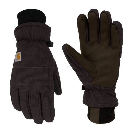 Carhartt Women's Insulated Duck/Synthetic Leather Knit Cuff Glove