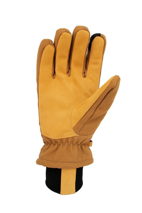 Carhartt Women's Insulated Duck/Synthetic Leather Knit Cuff Glove