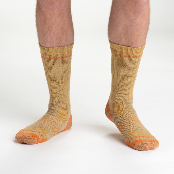 Carhartt Midweight Synthetic-Wool Blend Boot Sock 2-Pack