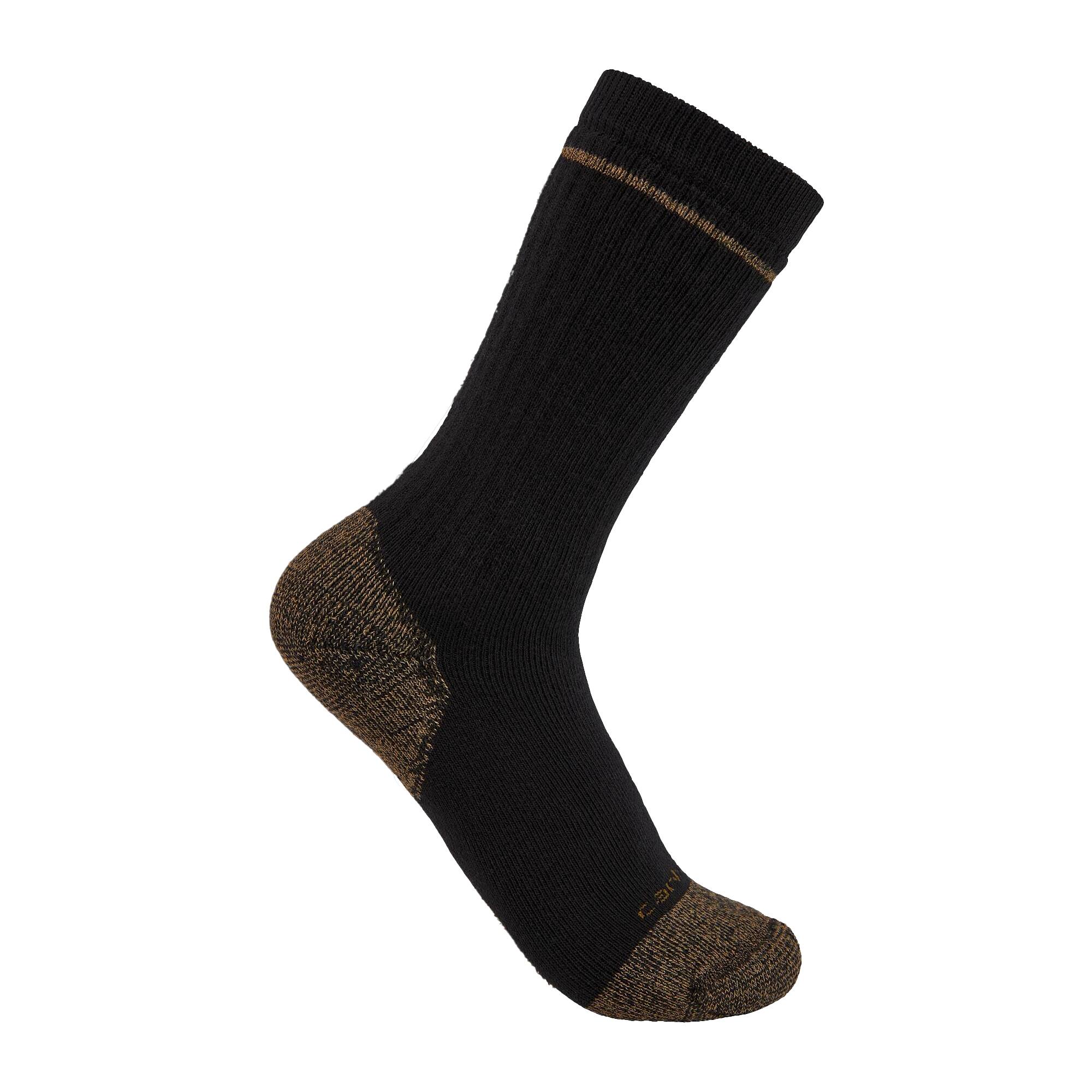 Carhartt Midweight Cotton Blend Steel Toe Boot Sock 2-Pack - Image 2
