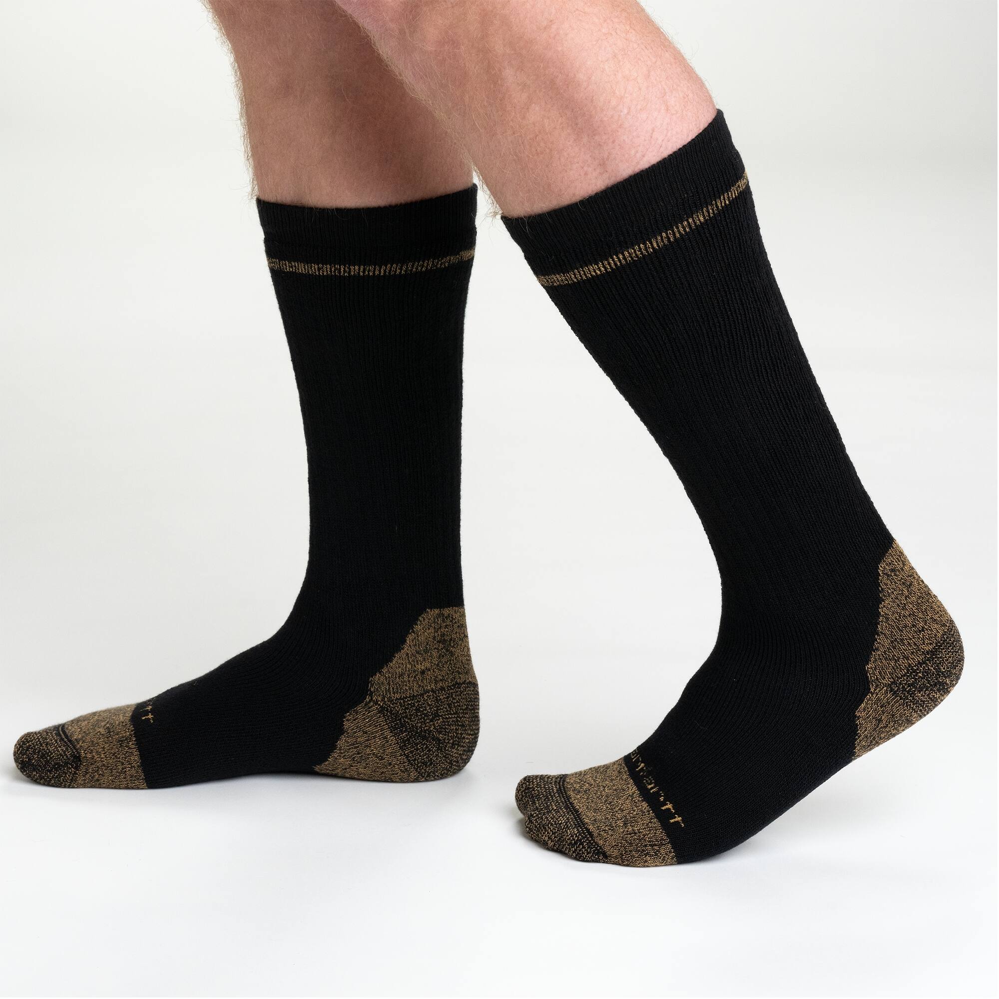 Carhartt Midweight Cotton Blend Steel Toe Boot Sock 2-Pack - Image 3