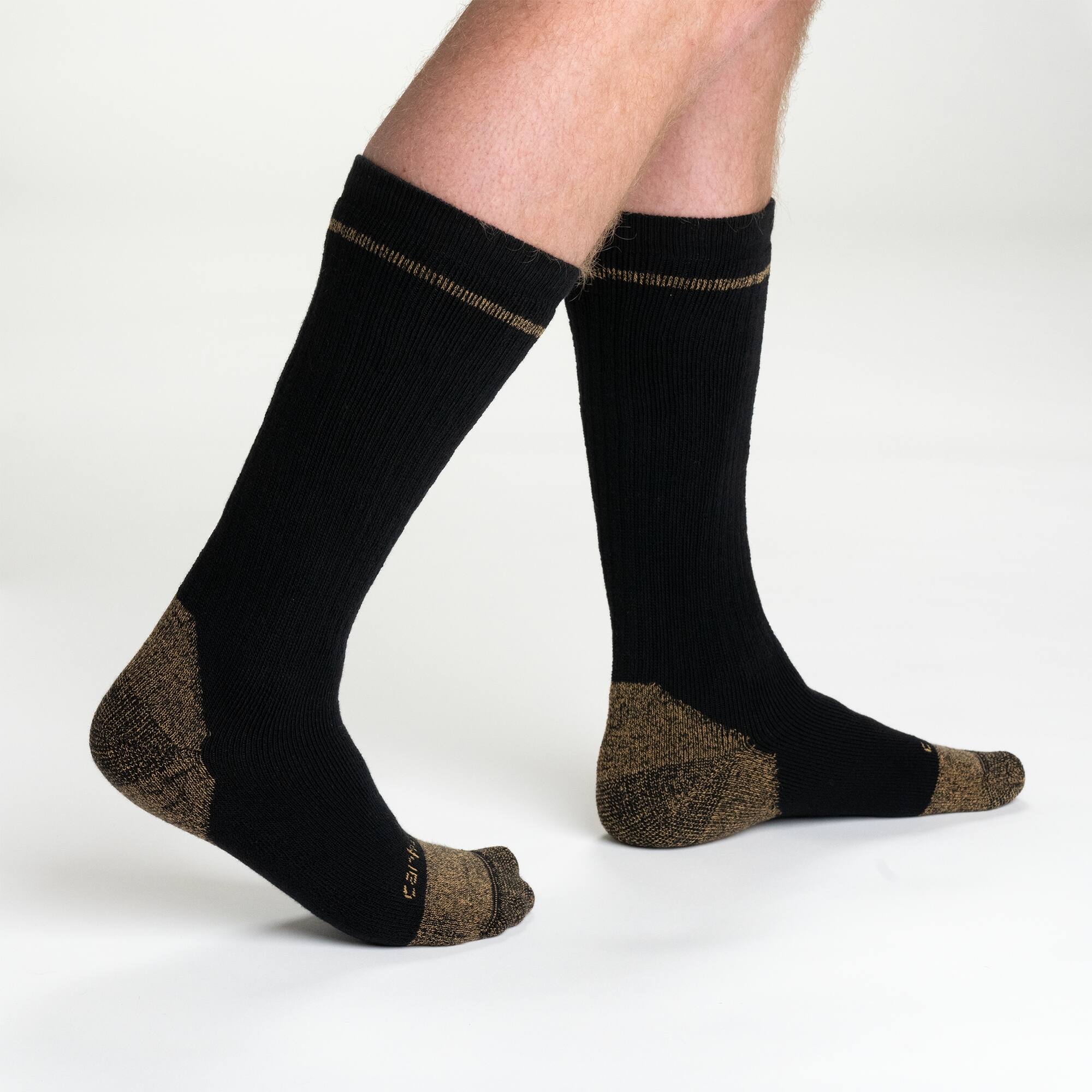 Carhartt Midweight Cotton Blend Steel Toe Boot Sock 2-Pack - Image 4
