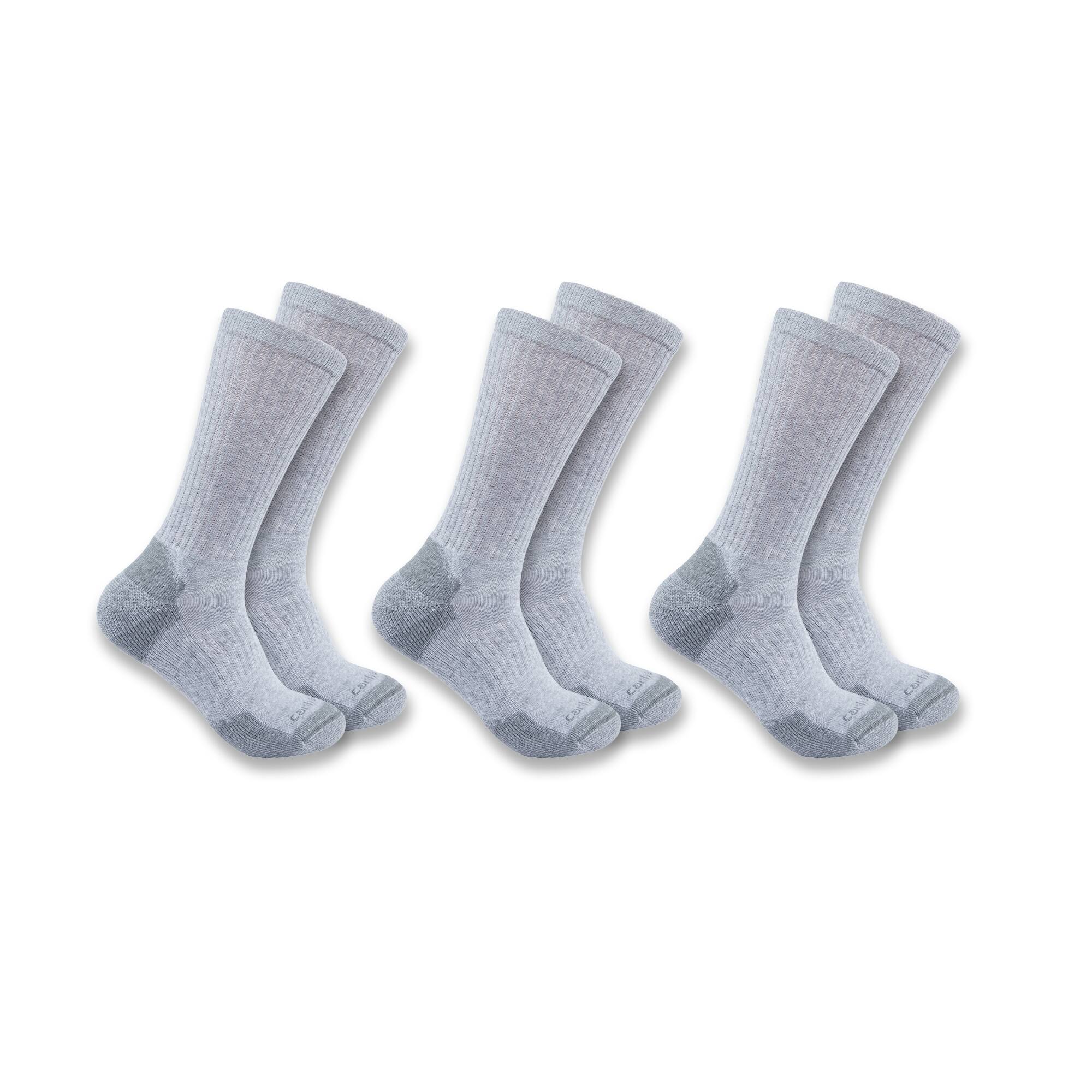 Carhartt Midweight Cotton Blend Crew Sock 3-Pack - Image 4