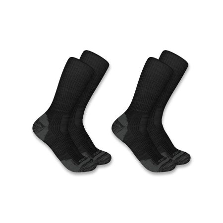 Carhartt Midweight Synthetic-Wool Blend Crew Sock 2-Pack