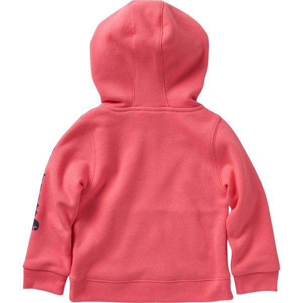 Carhartt Girls' Long-Sleeve Half-Zip Sweatshirt (Baby/Toddler)