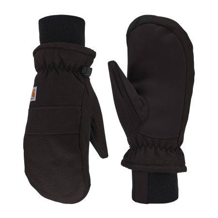 Carhartt Women's Insulated Duck Synthetic Leather Knit Cuff Mitt