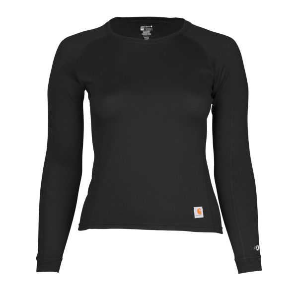 Carhartt Women's Carhartt Force® Midweight Waffle Base Layer Crewneck Top