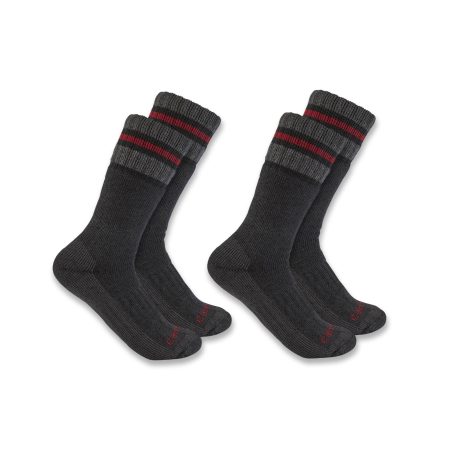 Carhartt Heavyweight Synthetic-Wool Blend Boot Sock 2-Pack
