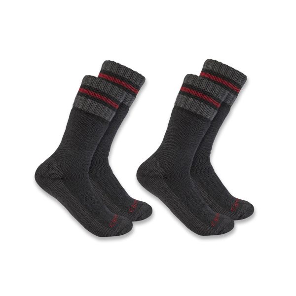 Carhartt Heavyweight Synthetic-Wool Blend Boot Sock 2-Pack