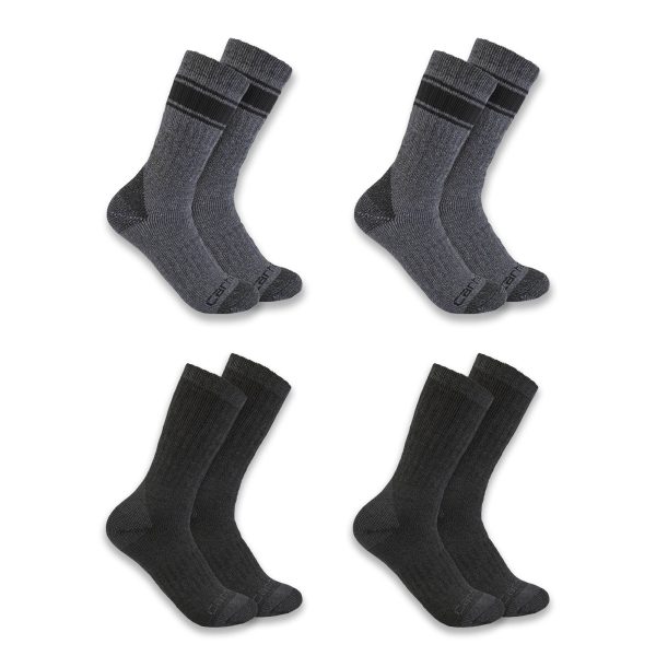 Carhartt Heavyweight Crew Sock 4-Pack