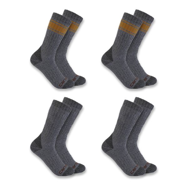 Carhartt Heavyweight Crew Sock 4-Pack