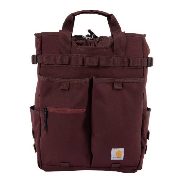 Carhartt 28L Nylon Cinch-Top Convertible Tote Backpack
