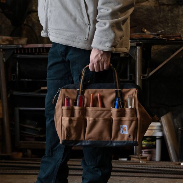 Carhartt 14-Inch 25 Pocket Heavyweight Tool Bag