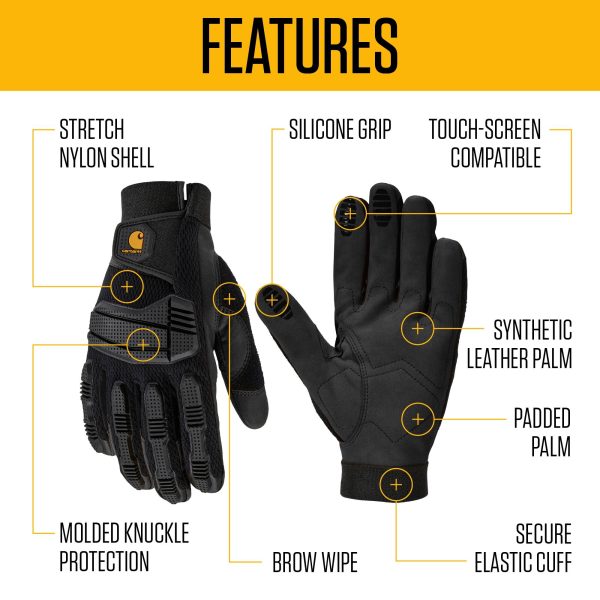 Carhartt High Dexterity Protective Knuckle Guard Glove