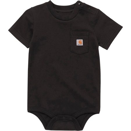 Carhartt Kids' Short Sleeve Pocket Bodysuit (Baby)