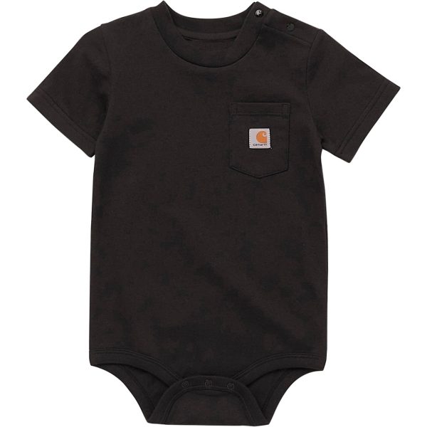 Carhartt Kids' Short Sleeve Pocket Bodysuit (Baby)