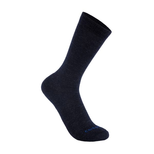Carhartt Midweight Synthetic-Wool Blend Mountain Crew Sock 2-Pack
