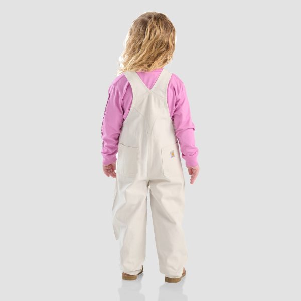 Carhartt Girls' Canvas Ruffle Front Overall (Baby/Toddler)