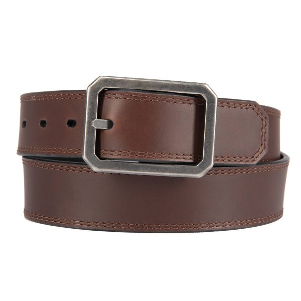 Carhartt Leather Reversible Center Bar Buckle Belt