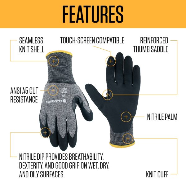 Carhartt Cut-Resistant Nitrile Glove