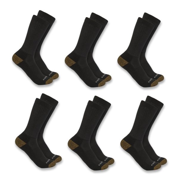 Carhartt Midweight Crew Sock 6-Pack