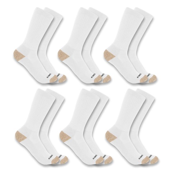 Carhartt Midweight Crew Sock 6-Pack