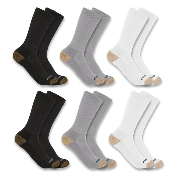 Carhartt Midweight Crew Sock 6-Pack