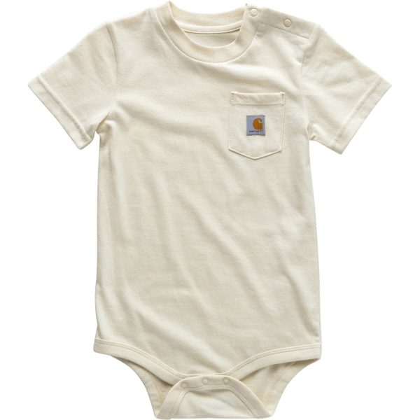 Carhartt Kids' Short Sleeve Pocket Bodysuit (Baby)