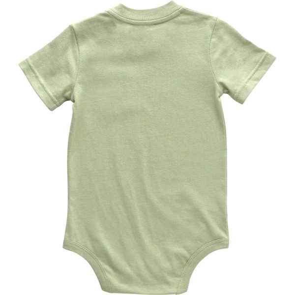 Carhartt Kids' Short Sleeve Pocket Bodysuit (Baby)
