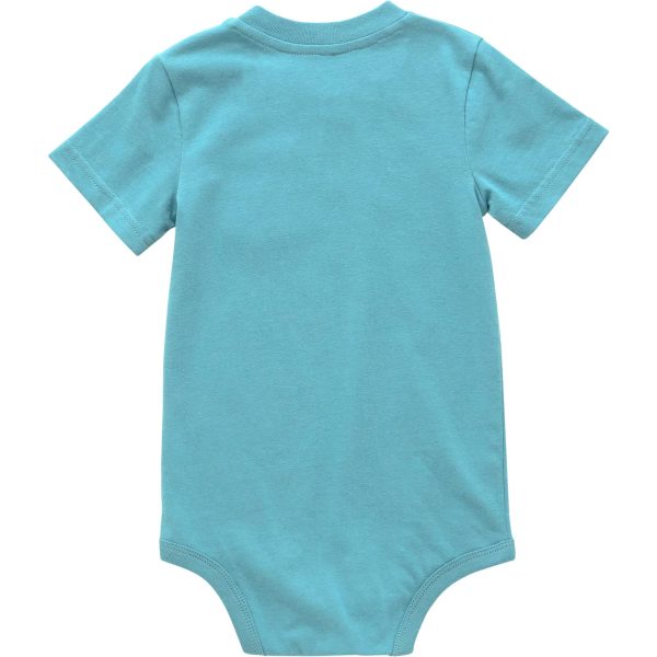 Carhartt Kids' Short Sleeve Pocket Bodysuit (Baby)