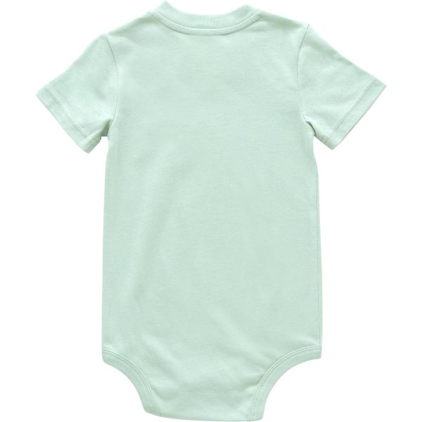 Carhartt Kids' Short Sleeve Pocket Bodysuit (Baby)