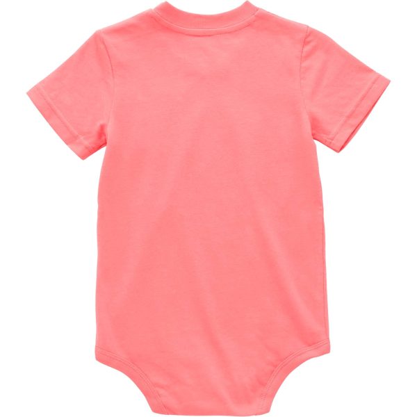 Carhartt Kids' Short Sleeve Pocket Bodysuit (Baby)