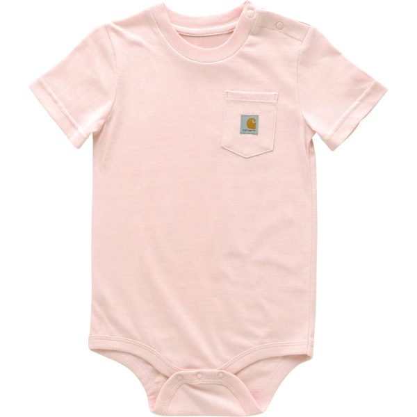 Carhartt Kids' Short Sleeve Pocket Bodysuit (Baby)